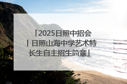 2025日照中招会丨日照山海中学艺术特长生自主招生简章