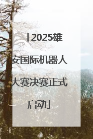 2025雄安国际机器人大赛决赛正式启动
