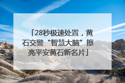 28秒极速处置，黄石交警“智慧大脑”擦亮平安黄石新名片